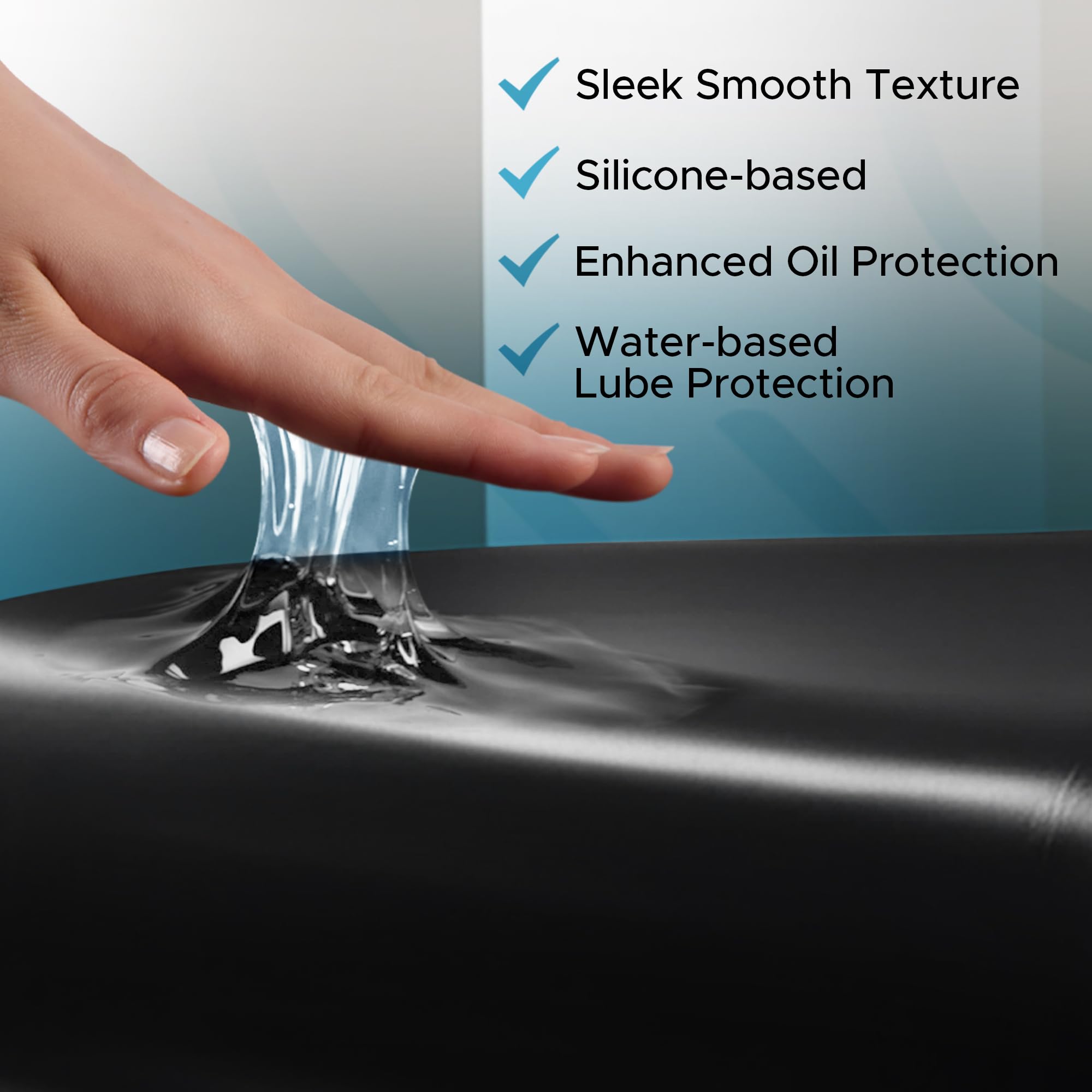 Black Vinyl Queen Waterproof Fitted Massage Bed Sheet with Side Pocket | Mattress Protector, Bed Cover for Nuru Massage - Oil, Water-Based, Silicone Safe | 60'' x 80'' + 15.7'' Deep Pocket